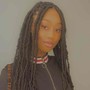 Boho Box Braids (natural hair)