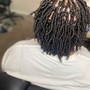 Short locs retwist and style