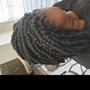 Traditional crochet braids (pre-looped)