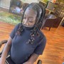 Medium Box Braids (mid back)