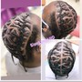 Kid's Cornrows 0-4 Yrs