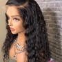 Braid hair and sew on wig. This service is NOT for lace frontals or full laced wigs