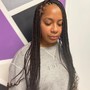 Slick ponytail on Natural hair