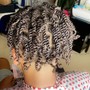 Natural hair Cornrows