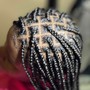 Knotless Smedium box braids