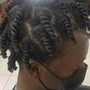 Dreadlock Refresh Short Length (Above Ear and Fade Cut Length)