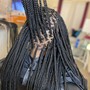 Small bohemian knotless Braids