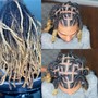 Loc-retwist (Shoulder to Bra strap length)