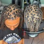 Loc retwist (mid back)