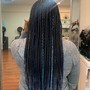 Knotless Braids small  med