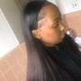 Blunt Cut Quickweave leave out