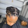 Cornrows/lemonade braids / feed in braids