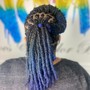 Detailed/Updo Loc Style