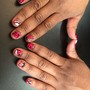 Acrylic Nails, Pedicure - Polish