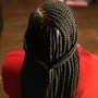 Medium design back braids