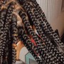 Small Boho Knotless Braids