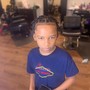 Kid loc retwist w/style with lining (3-12 years old)