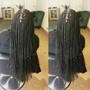 SMedium Knotless Bohemian Braids