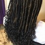 Large Butterfly  Locs- Waist Length