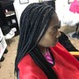 Small Knotless bob/ shoulder length