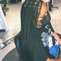 Medium Box Braids (not knottless)