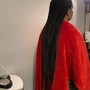 Goddess braids. Back length