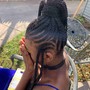 Small (Buttlength) Knotless Braids