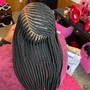 Medium 4 layer tribal braids