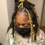 Large Knotless Braids(Mid-back)