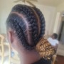 2 Feed In Braids