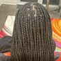 Medium Knotless Braids