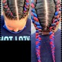 Small Tribal feed-in Braids