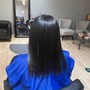 shampoo/blowout/silk press on relaxed or natural hair