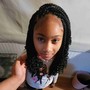 Kid's Braids style with weave