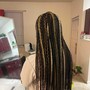 Large Yarn Braids - Shoulder Length