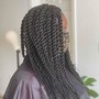 Large Yarn Braids - Shoulder Length