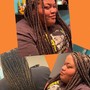 Small Knotless Box Braids