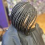 Natural coils / comb twist