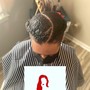 2 Feed-in Braids (Cornrows)