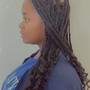 Jumbo knotless Braids