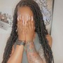 Distress locs long