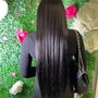 Long Hair Silk Press