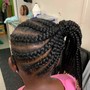 Natural hair Box Braids