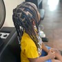 Men's Cornrows hair added up to 6 braids