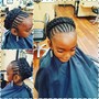 Kid's scalp Braid style (natural hair only)