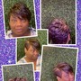 Relaxed Hair Partial Highlights