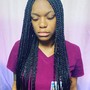 Bohemian box braids