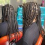 Medium (Mid-Back) Adult Knotless Braids