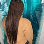 Small Long Knotless Braids