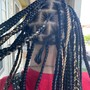 Midback Knotless Braids